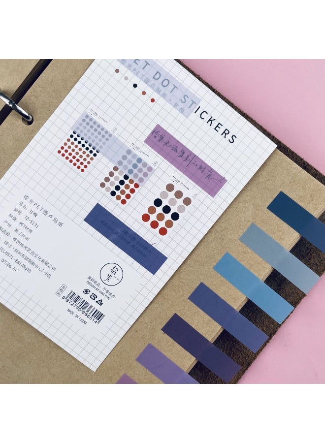 كاكو 1600 قطعة علامات صفحات لاصقة ألوان باستيل متنوعة، ملصقات مؤشر شفافة قابلة للكتابة للكتب والمخططات والملاحظات والمكتب والمدرسة - Image 5